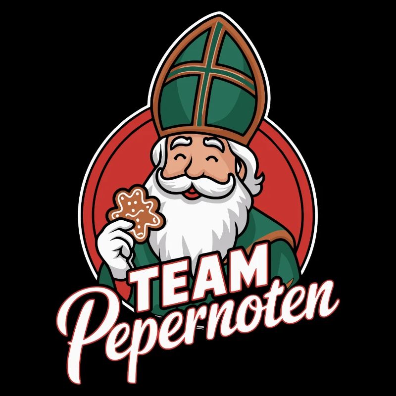 Sinterklaas Team Pepernoten Gingerbread Fan Design
