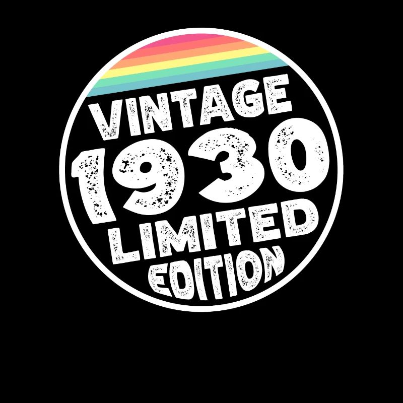 Limited Edition since 1930 Geburtstag Geschenk