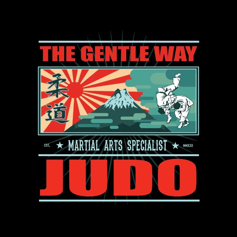 Cooles Judo der sanfte Weg - Japan Design