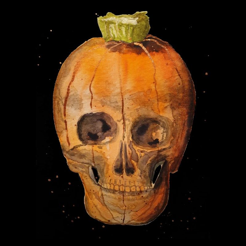 Pumpkin Skull