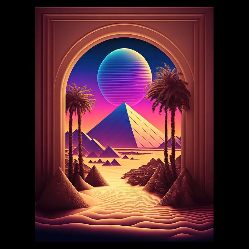 Electronic Synthwave Retrowave Vaporwave Eden