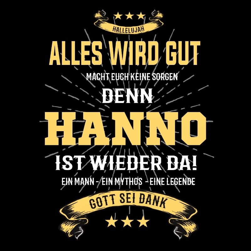 Alles wird gut denn Hanno Ist da Outfit
