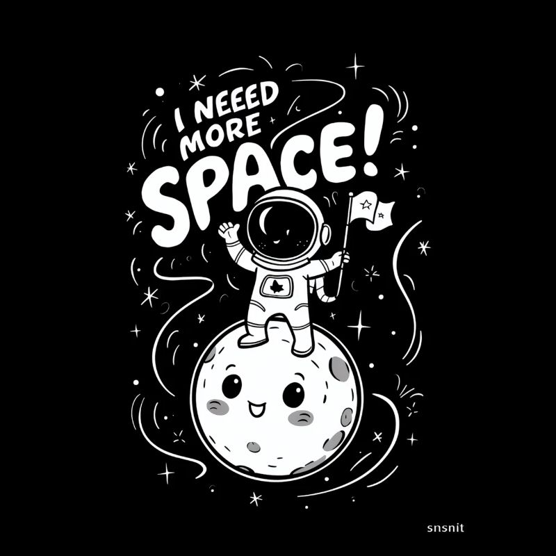 J’ai besoin de plus d’astronaute spatial sur la Lune