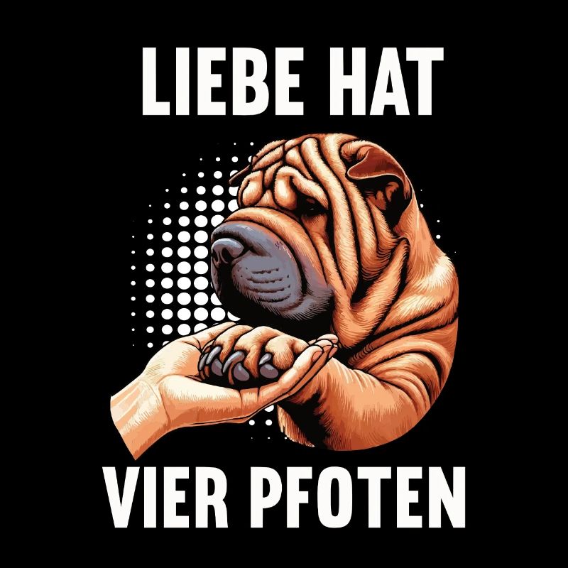 Liebe hat Vier Pfoten Shar Pei Shar Pei Besitzer