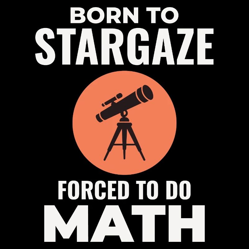 Astronomy Lover Math Design 
