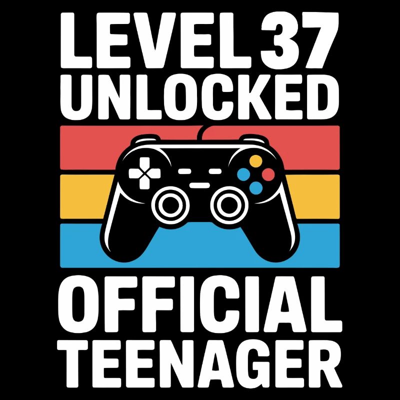 Niveau 37 Débloqué Adolescent Rétro