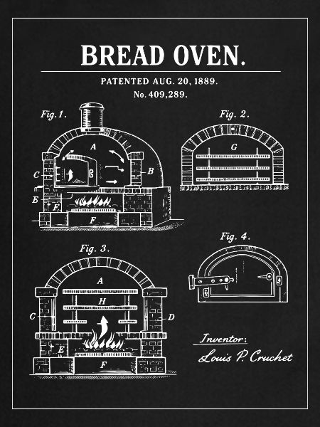 Bread Oven Blueprint Design