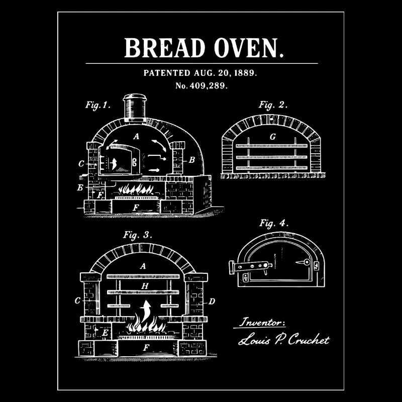 Bread Oven Blueprint Design