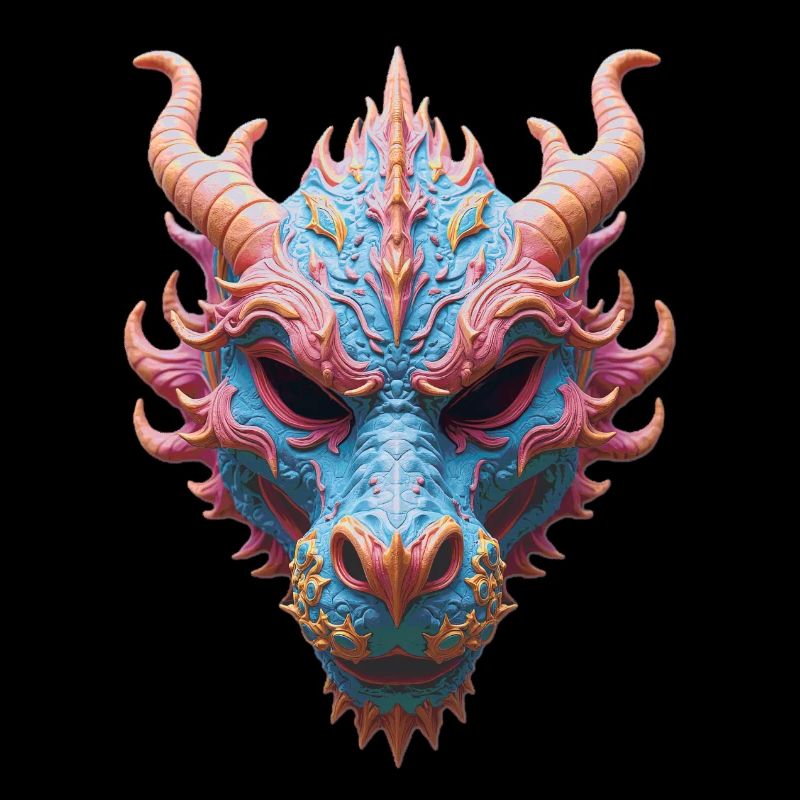 Aurora Dragon Mask