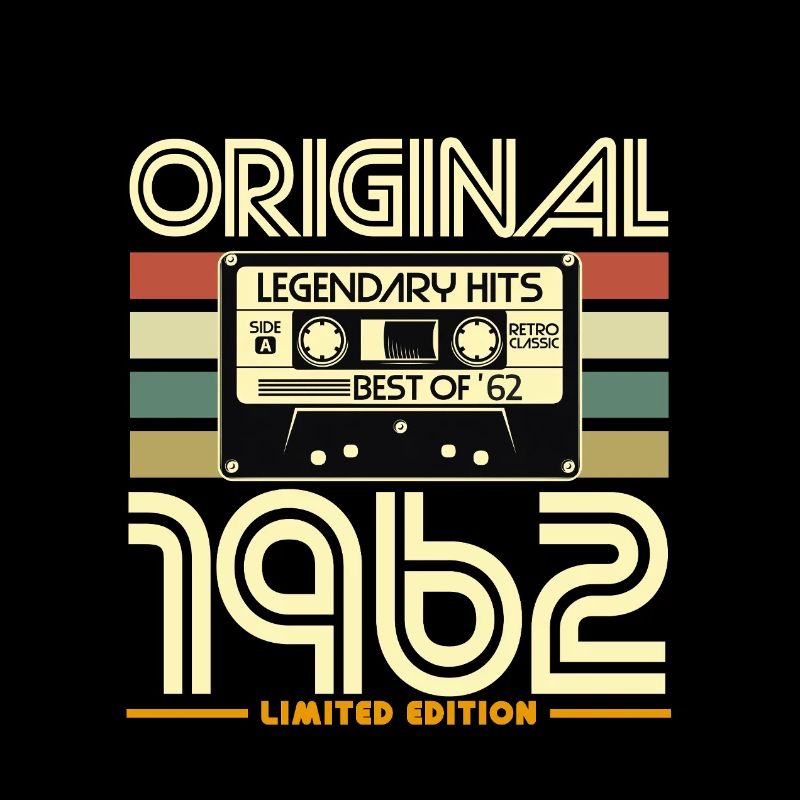 Original 1962 Édition Limitée Vintage Cassette