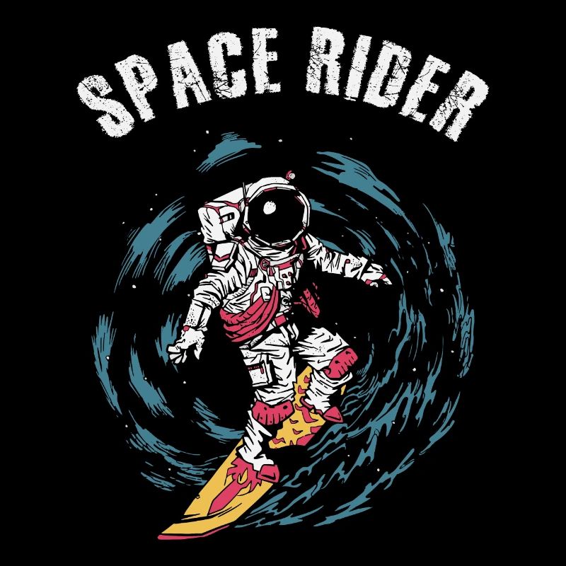 Surf Astronaute Space Rider Surfer