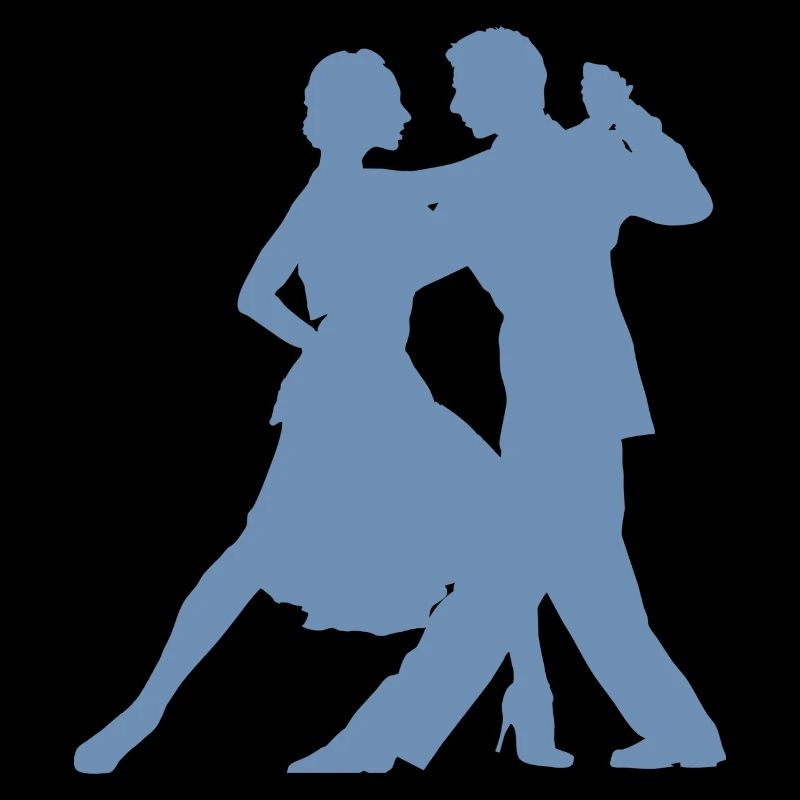 Minimalist Dance Silhouette Latin American