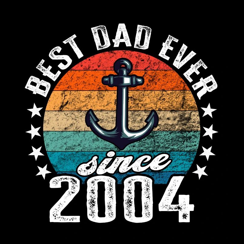 Bester Papa der Welt seit 2004 Anker