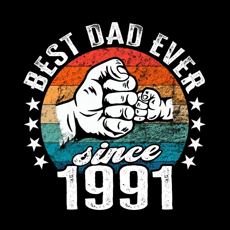 Bester Papa der Welt seit 1991 Vatertag