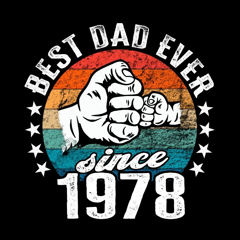Bester Papa der Welt seit 1978 Vatertag