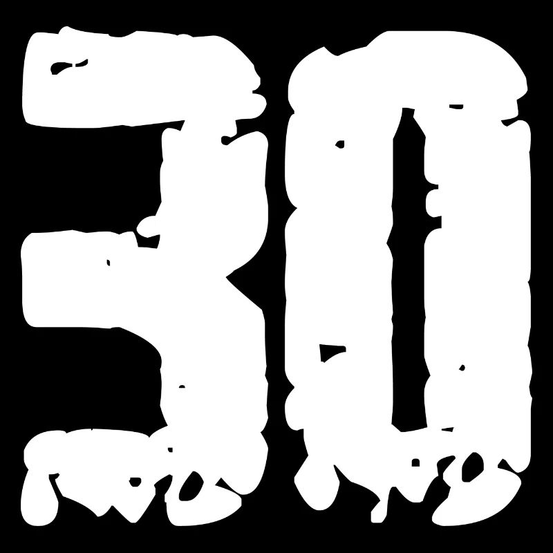 30 Number Vintage