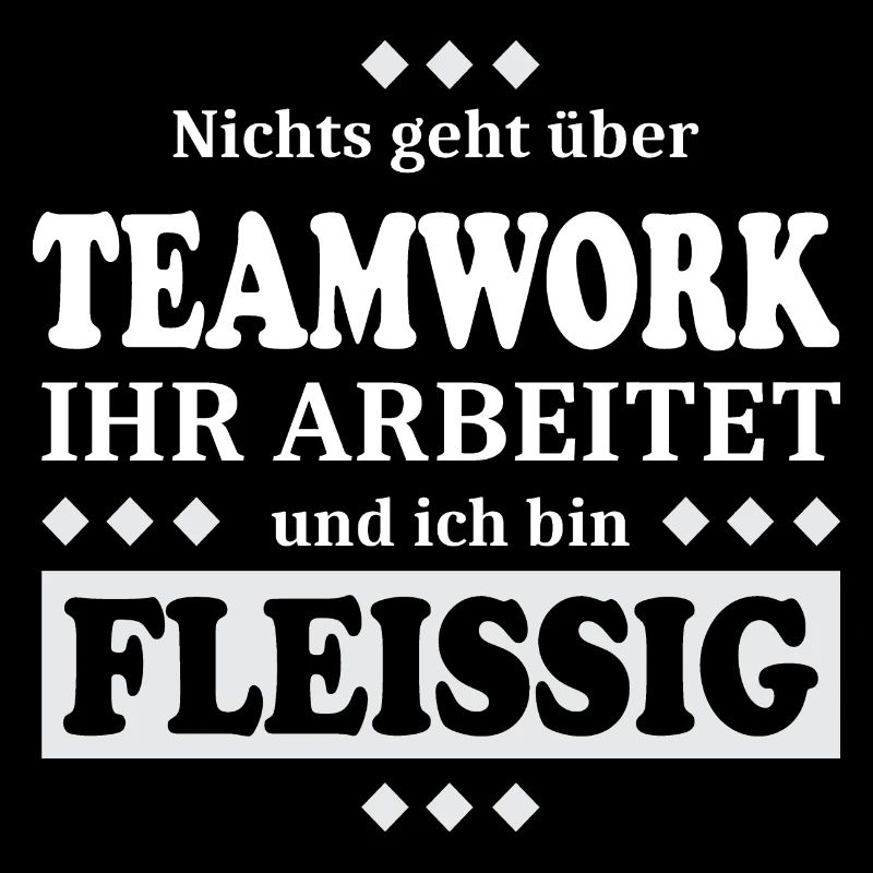 Lustiges Teamwork Design