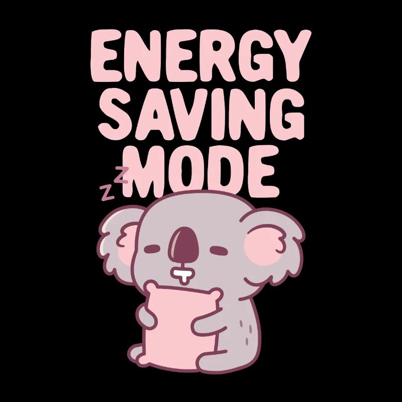 Mode d’économie d’énergie mignon Koala Bear drôle