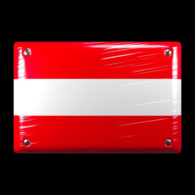 Austria Flag Flag Tin Sign Look