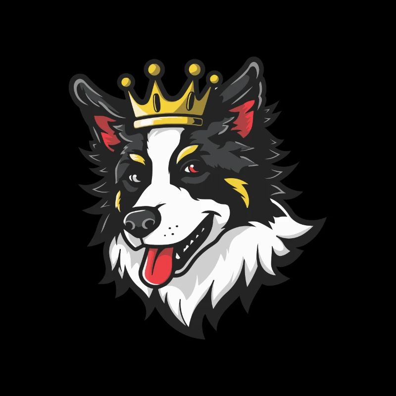 Couronne de chien Border Collie