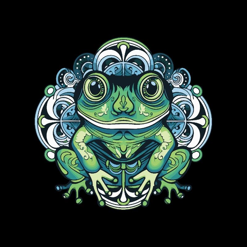 Portrait de grenouille