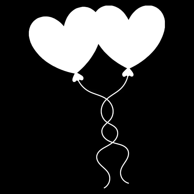 white heart white gift valentine's day