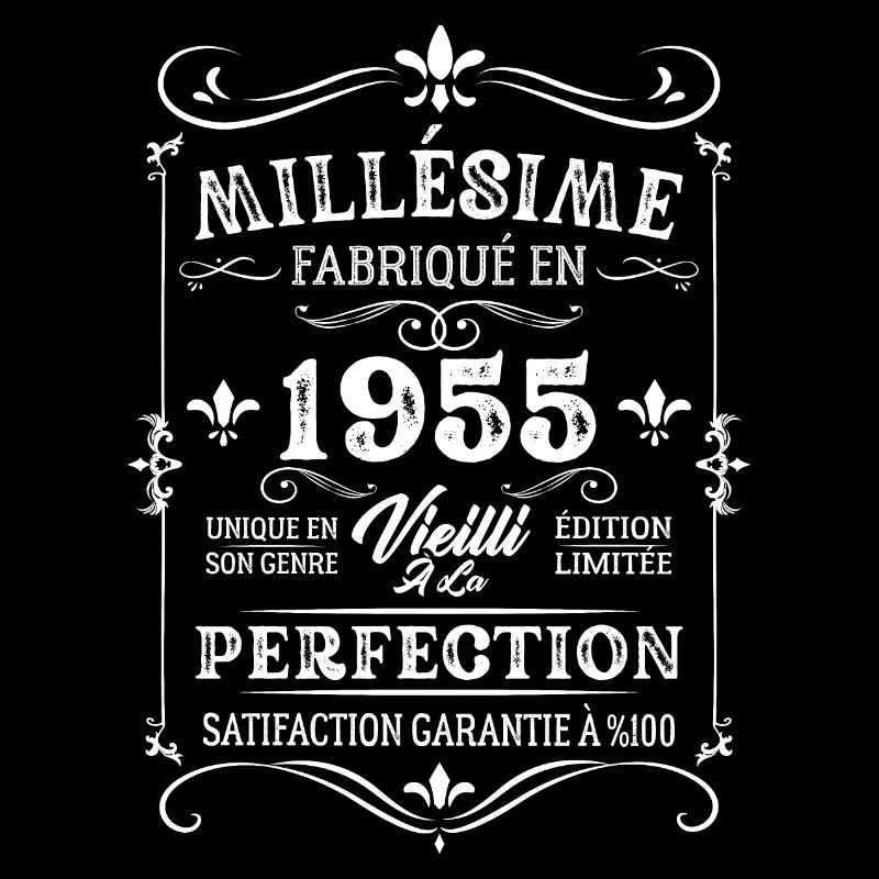 Cadeau D'anniversaire Millésime Fabriqué En 1955
