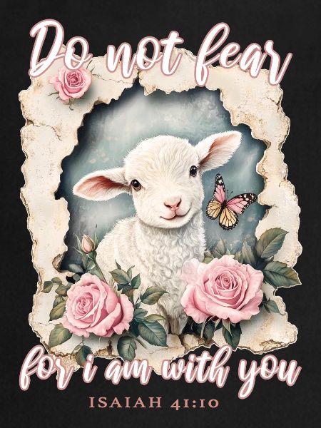 Lamb with Bible Verse