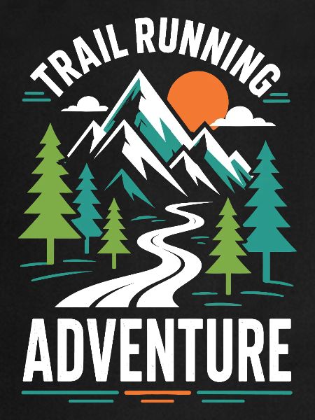 Aventure de course en sentier