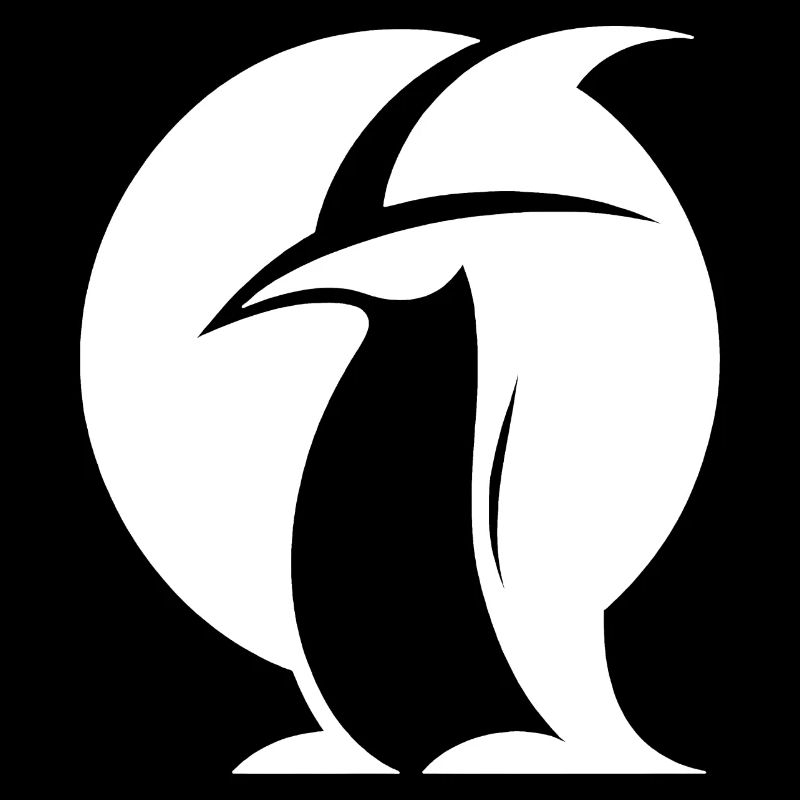 Penguin Witch Hat Silhouette Magical Creatures