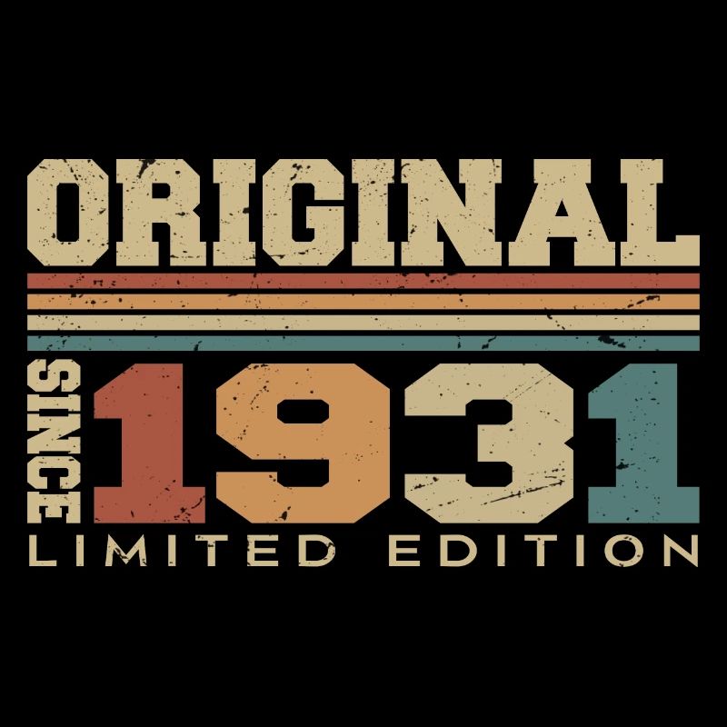 Original 1931 Retro-Geschenk 93. Geburtstag 1931