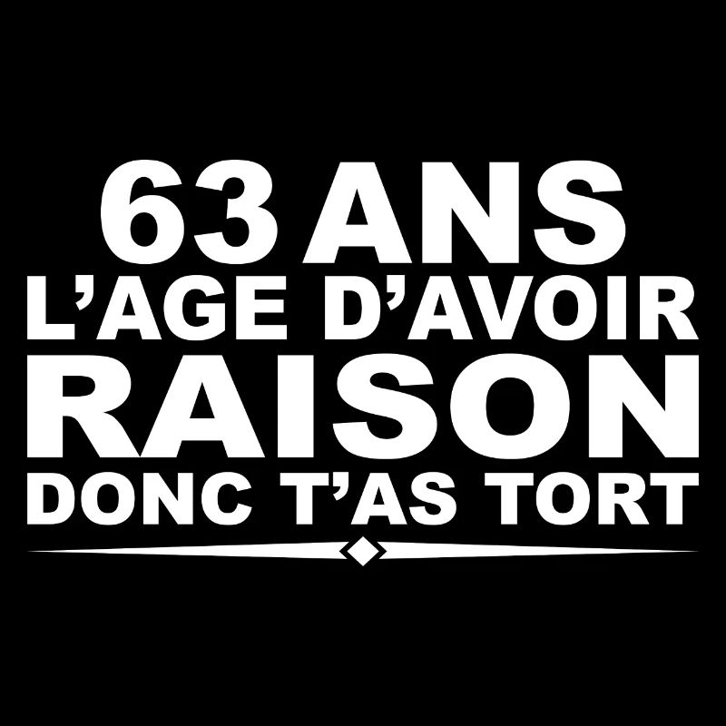 63 years old | Humor 63rd Birthday Gift
