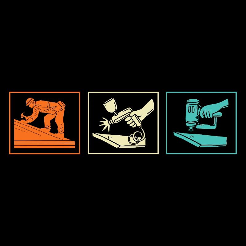 Dachdecker Handwerker Beruf Spruch