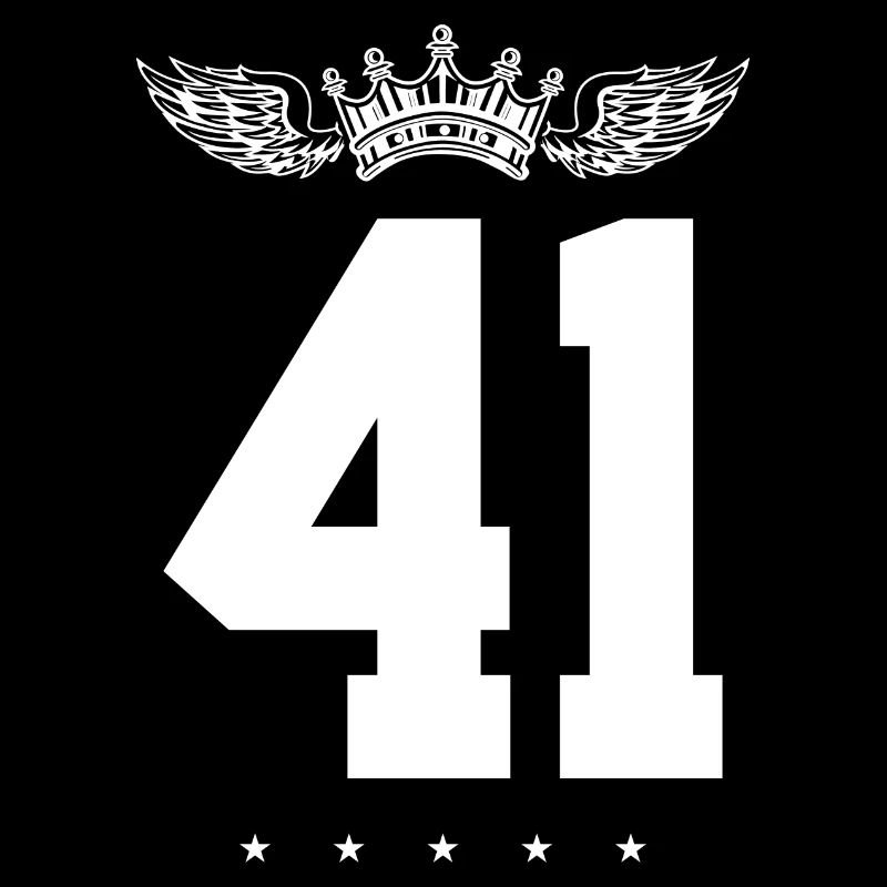 41 Number crown