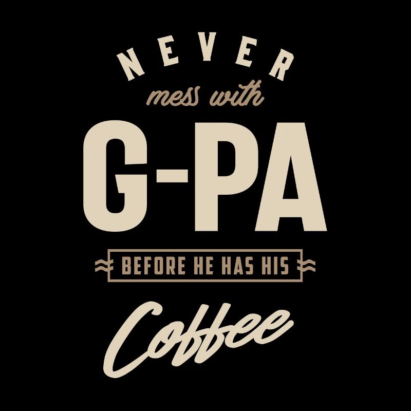 G-Pa, bevor er seinen Kaffee trinkt