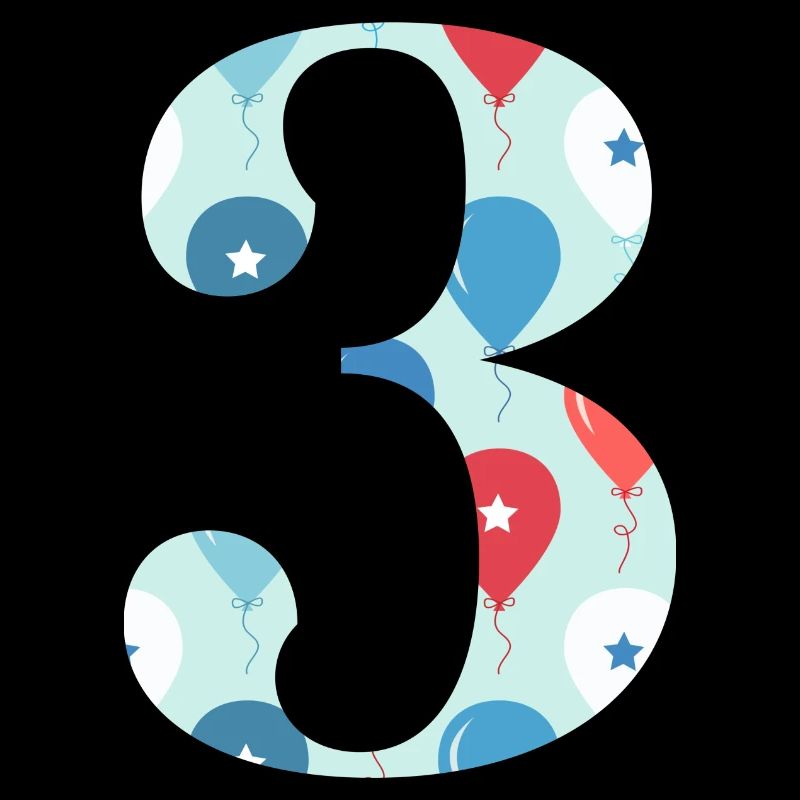 3rd anniversary balloon