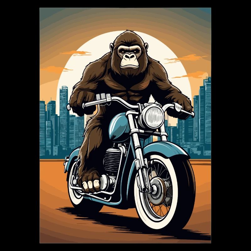 Gorilla Biker