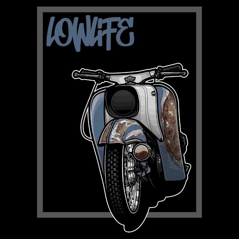 Schwalbe Tuning (blue / rust) // Illustration