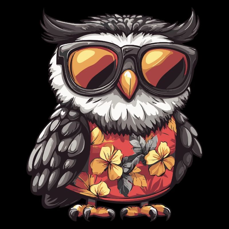 Owl Funny Summer