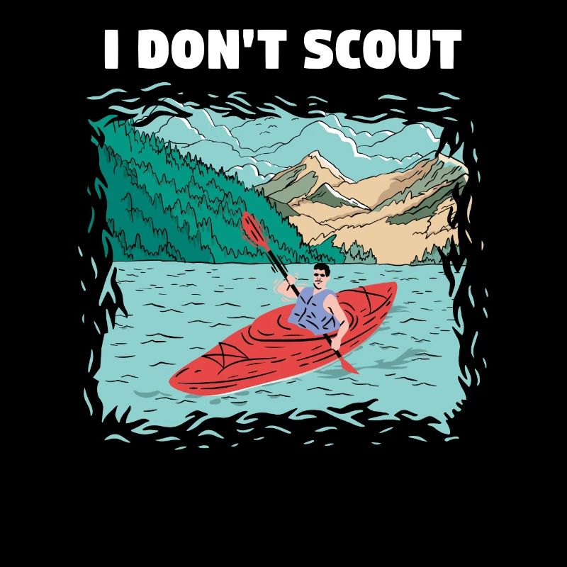 Je ne fais pas de scouting en kayak d’eau vive