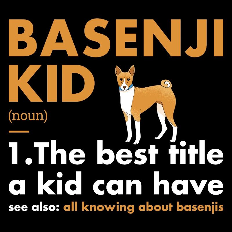 Dog Basenji Kid Definition