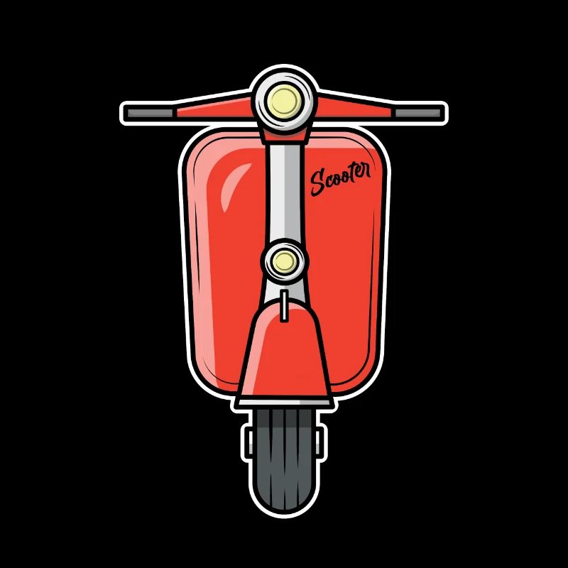 Scooter Motorroller Roller rot