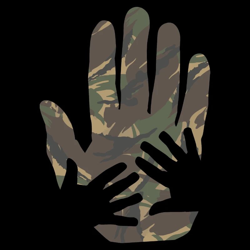 camo hands dutch army pattern