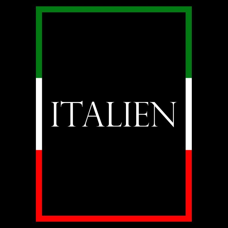 Italie, Italie Lettrage de déclaration avec drapeau
