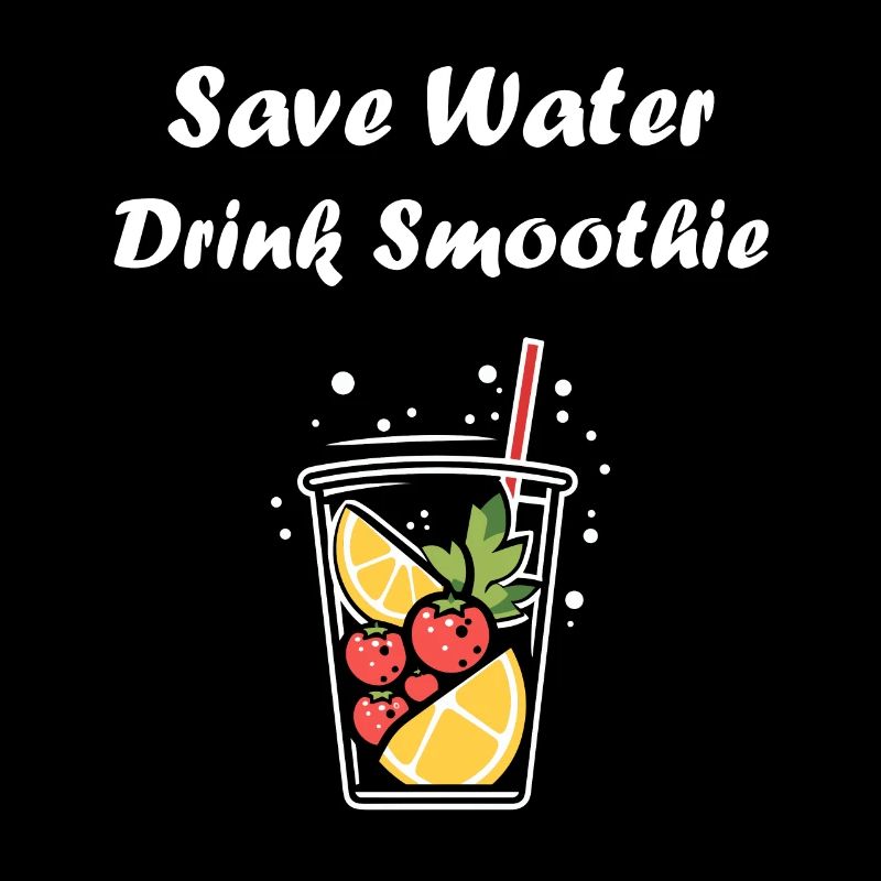 Save water drink smoothies