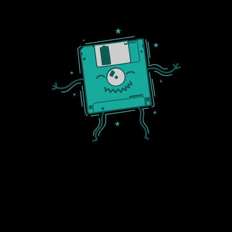 Diskette tanzt Retrospeichermodul Datenträger