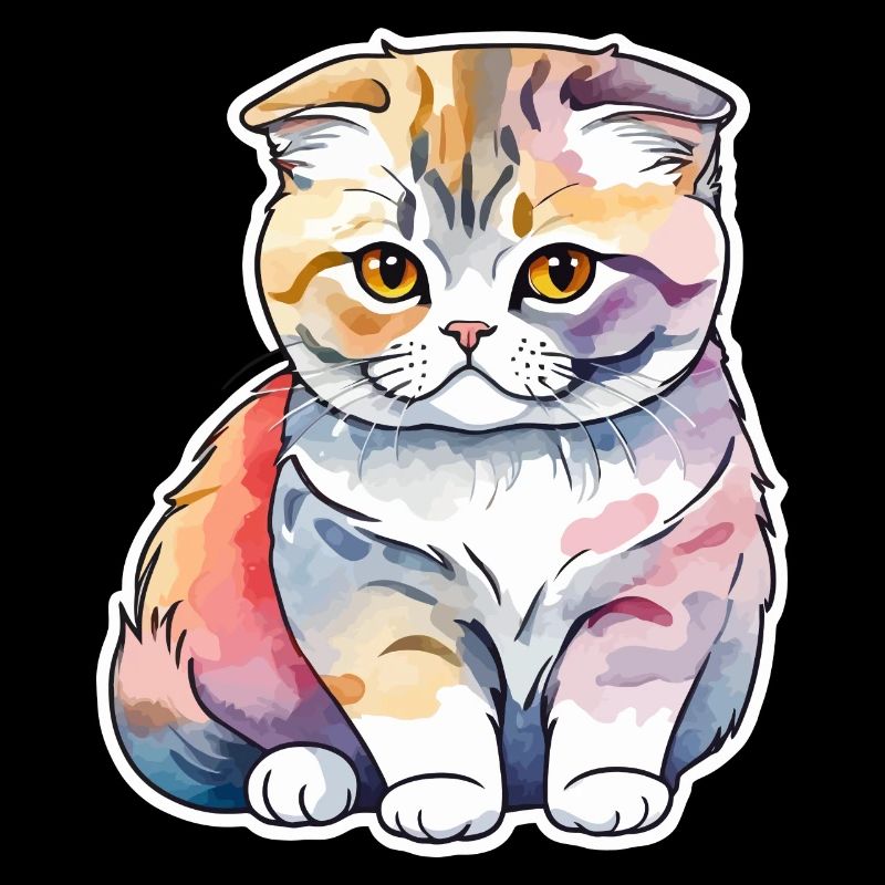 Scottish Fold Chat écossais à oreilles repliées