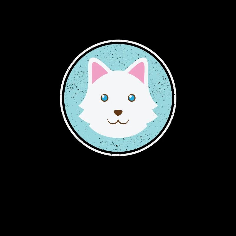chien mignon avec une fourrure blanche