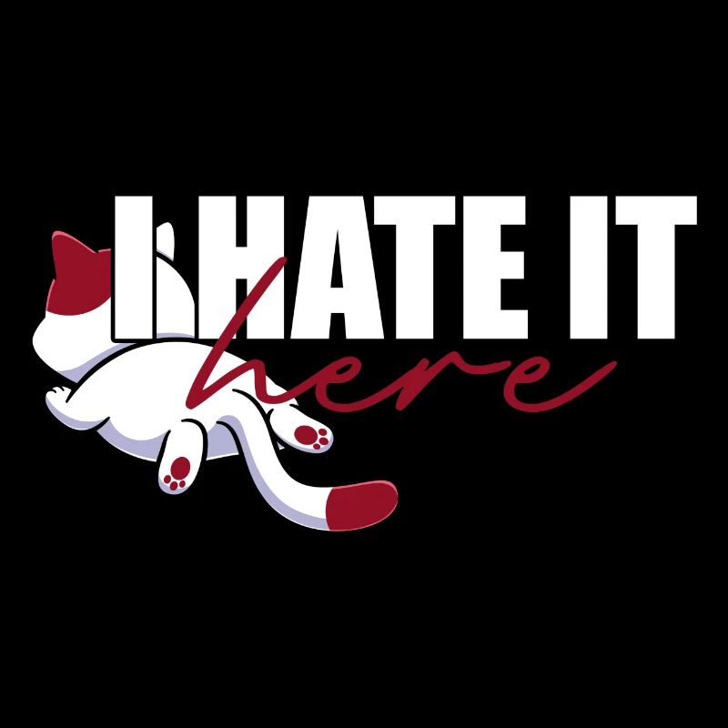 I hate it here - cat