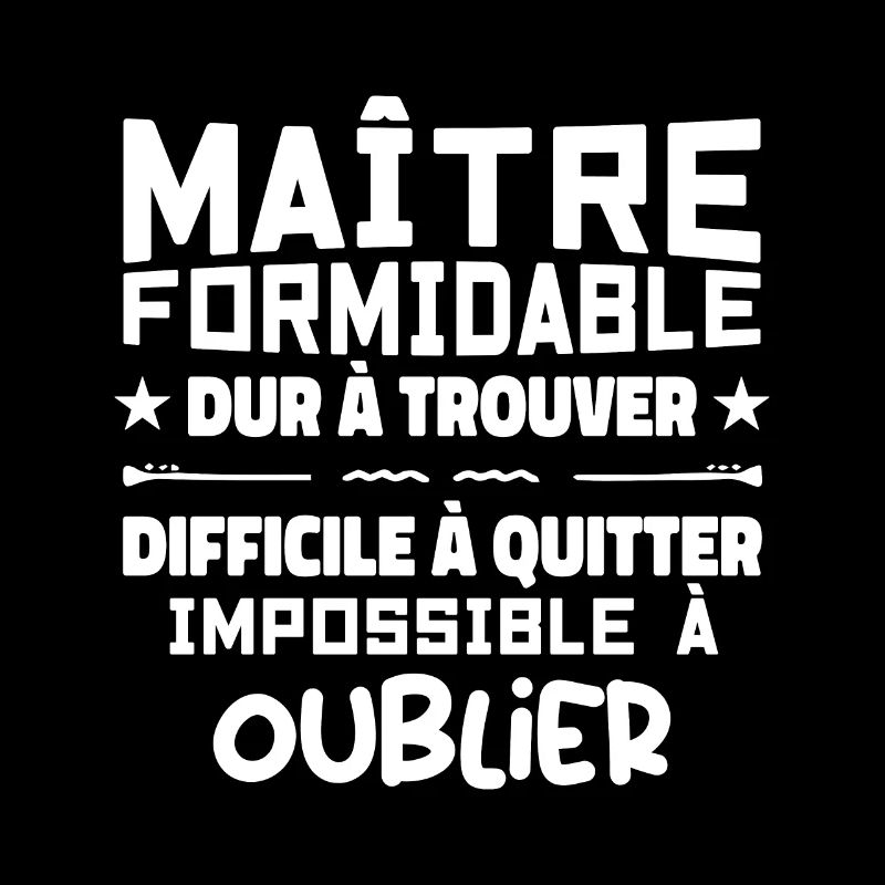 Maître formidable idée cadeau maître d'école